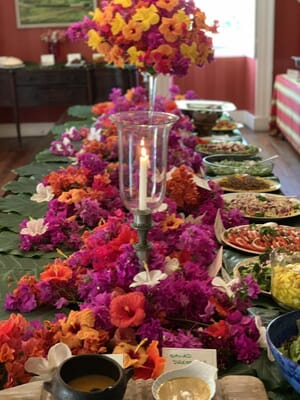 A table set for a Huron feast!