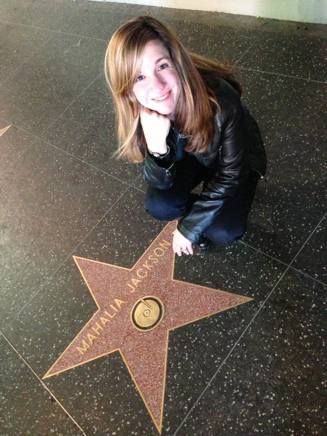 Katie with one of her favorites in LA