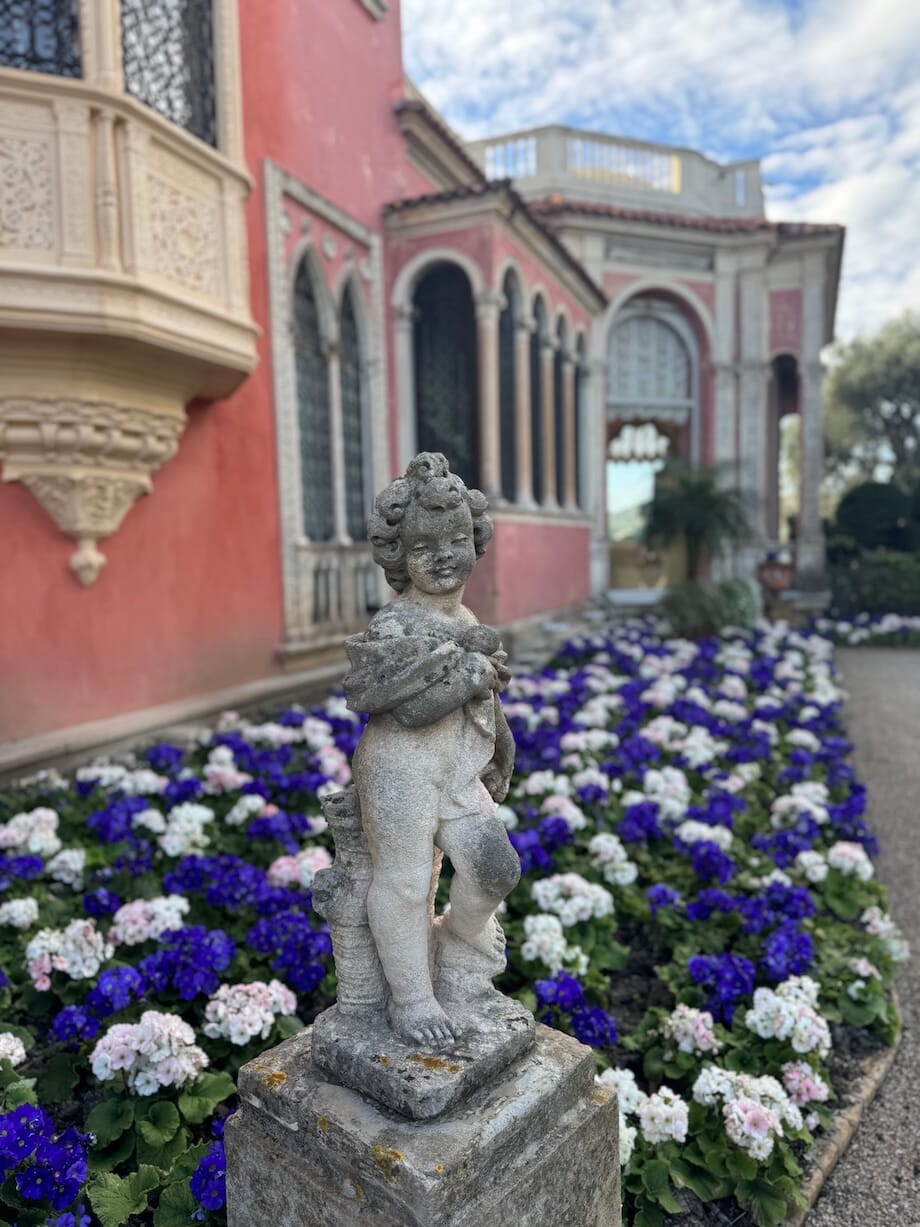 A beautiful day at Villa Ephrussi de Rothschild in Saint-Jean-Cap-Ferrat, France