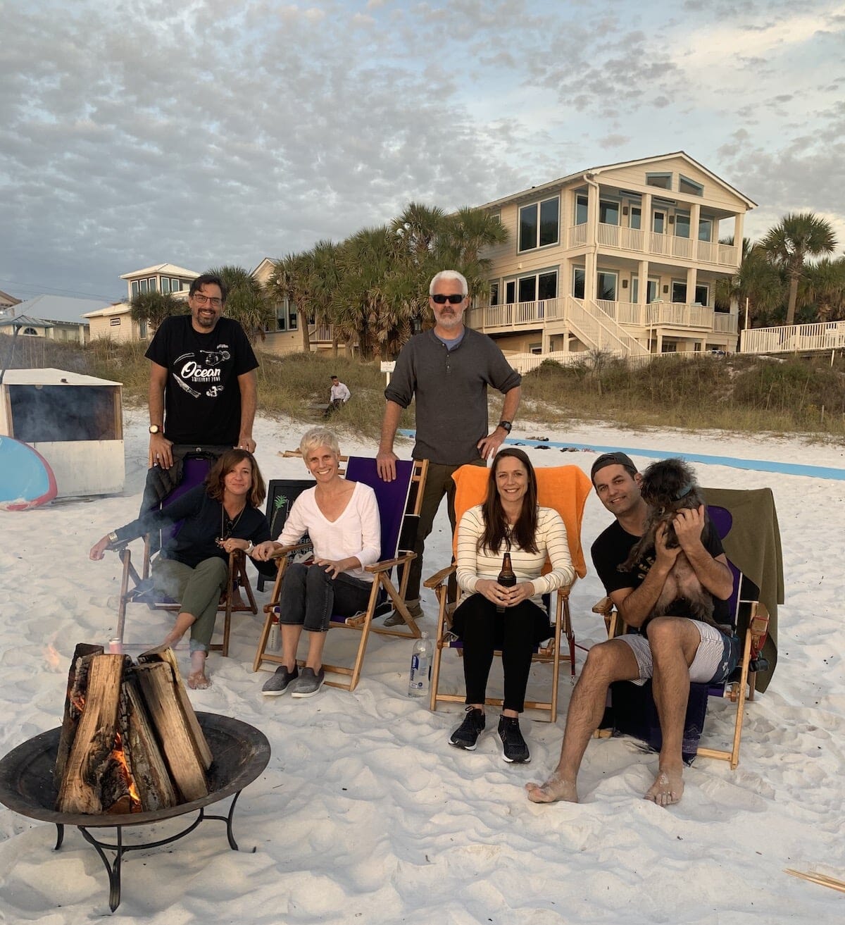 Downtime with friends and family (2 and 4 legged) in Santa Rosa Beach, FL