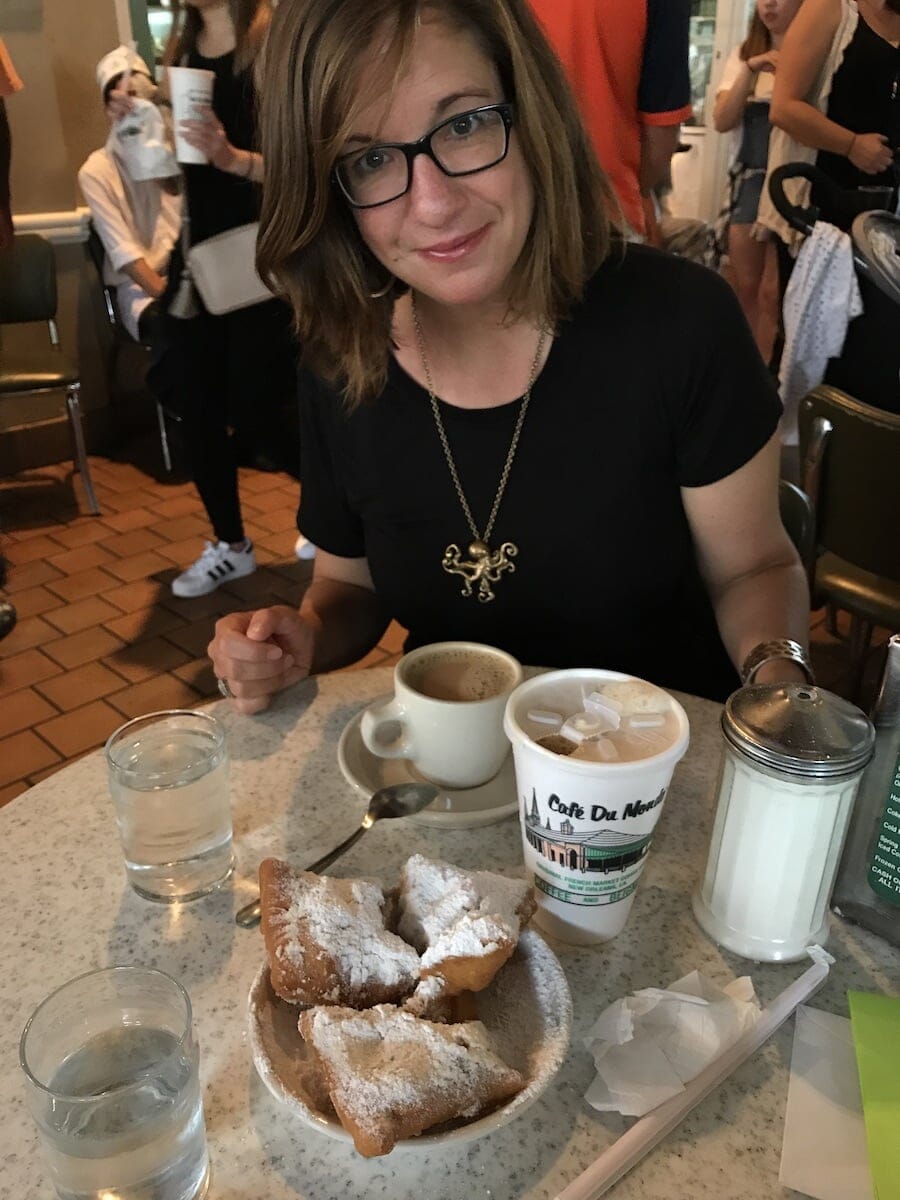 It's always the right time for beignets and cafe au lait