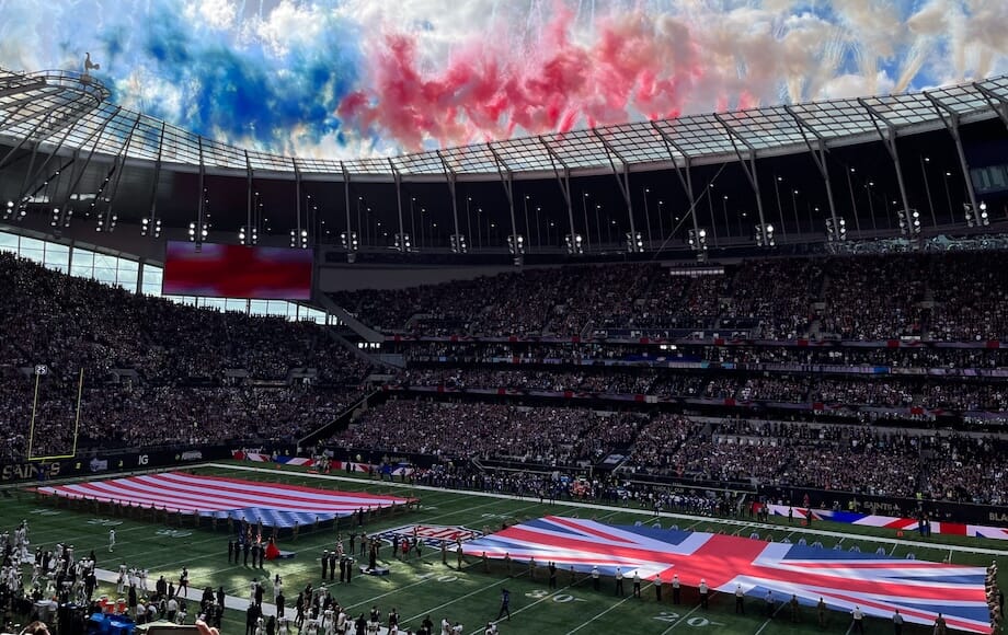 We visited London in October 2022 to watch the New Olreans Saints NFL team play at Tottenham Hotspur stadium