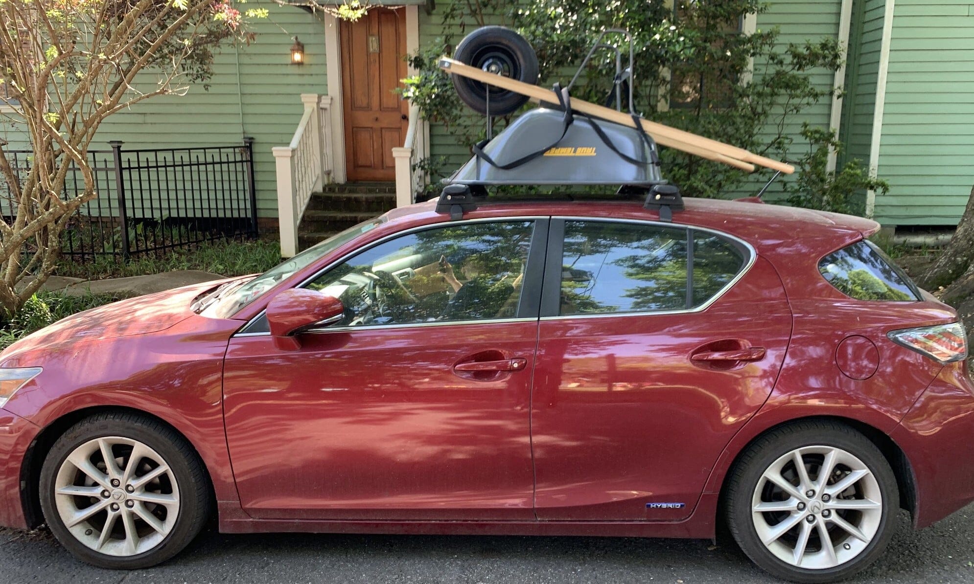 Sometimes you have to get the wheelbarrow home