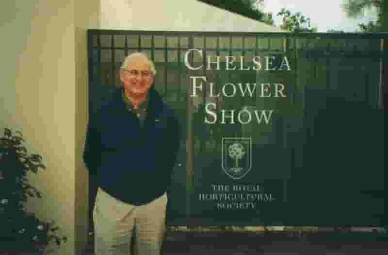 Previous Huron owner at Chelsea Flower Show