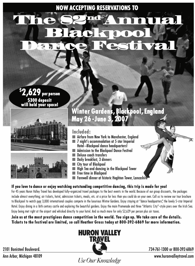 Blackpool Dance Competition circa 2007